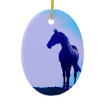 Horse Silhouette Design Ornament