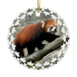 Red Panda Bear Ornament