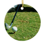 Teeing Off Ornament
