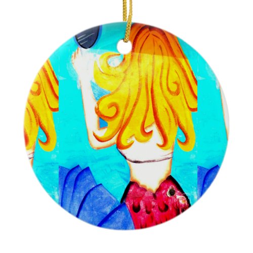 2 mermaid ornament