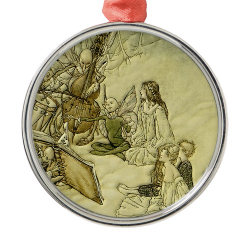 And a Fairy Song - Arthur Rackham Metal Ornament