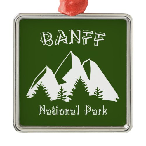 Banff National Park Metal Ornament