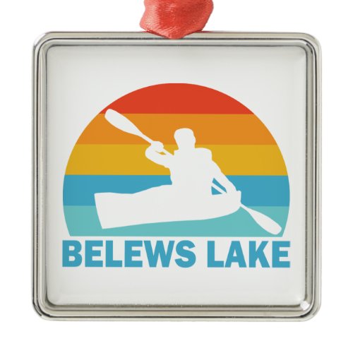 Belews Lake North Carolina Kayak Metal Ornament
