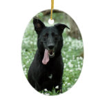 Black Shepherd Ornament