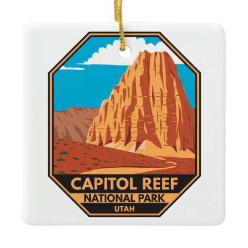 Capitol Reef National Park Cathedral Valley Loop  Ceramic Ornament