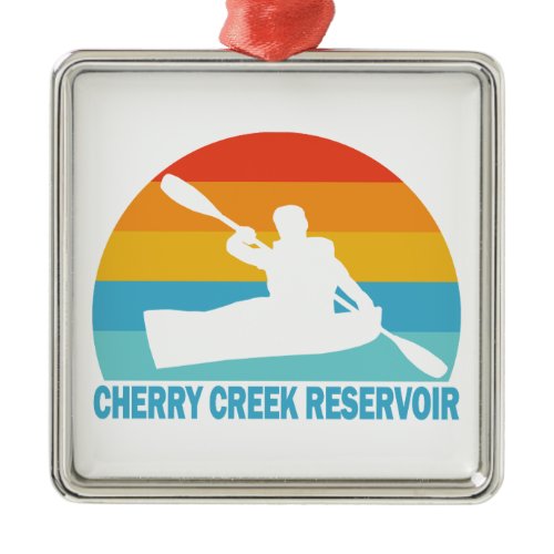 Cherry Creek Reservoir Colorado Kayak Metal Ornament
