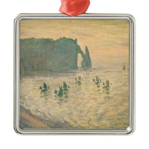 Claude Monet | The Cliffs at Etretat, 1886 Metal Ornament