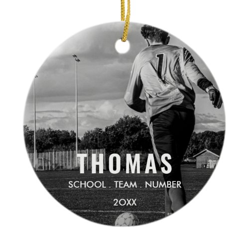 Custom Sports Photo Ornament