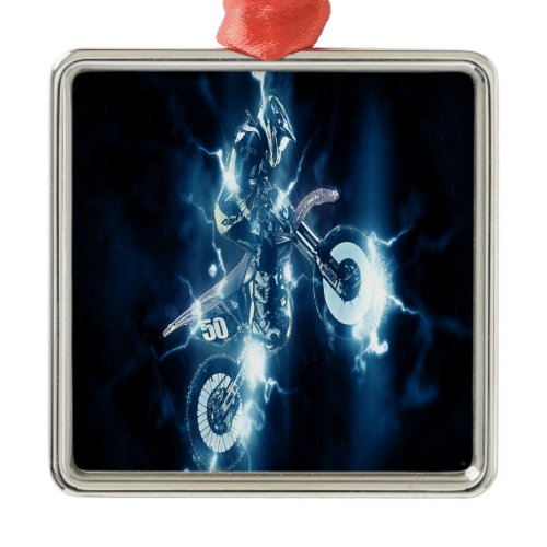 Customized Motocross Metal Ornament