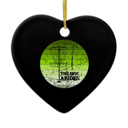 Disc Golf Vintage Ceramic Ornament