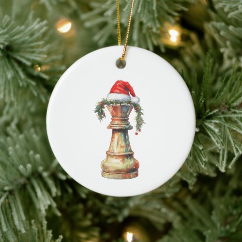 Double-Sided Christmas Chess Ornament King  Knight