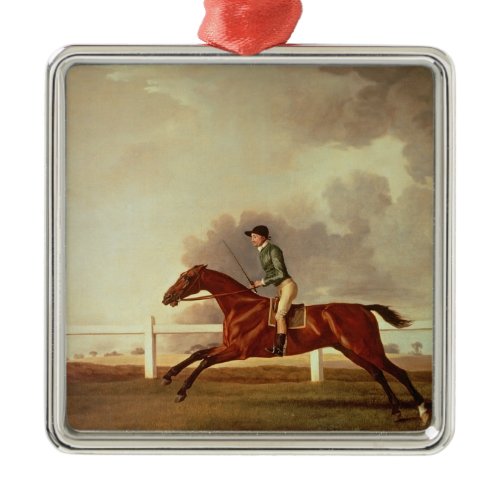 George Stubbs | Bay Malton with John Singleton Up, Metal Ornament