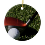 Golf Iron and Ball Ornament