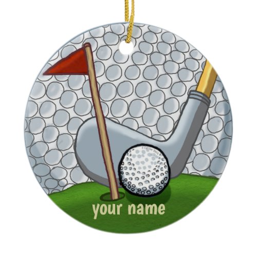 Golf Swing ornament
