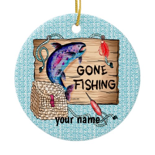 Gone Fishing ornament