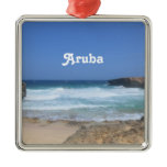 Gorgeous Waves Crashing in Aruba Metal Ornament