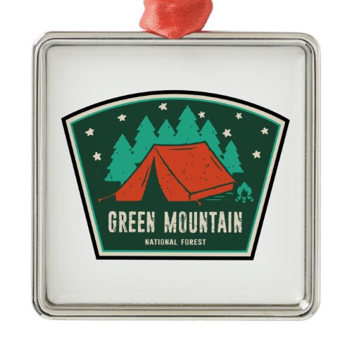 Green Mountain National Forest Camping Metal Ornament