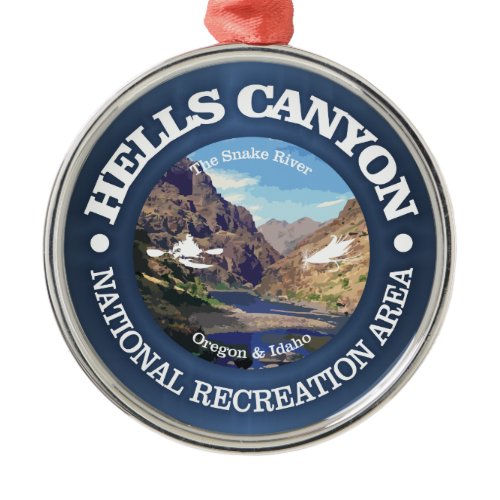 Hells Canyon NRA Metal Ornament