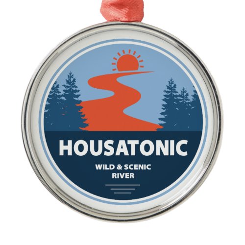 Housatonic Wild And Scenic River Connecticut Metal Ornament