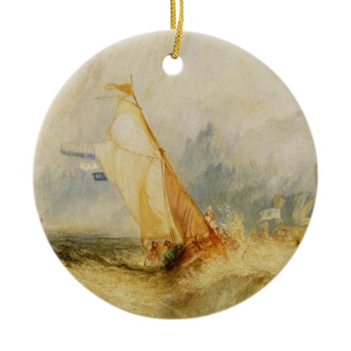 Joseph Mallord William Turner | Van Tromp Going Ab Ceramic Ornament