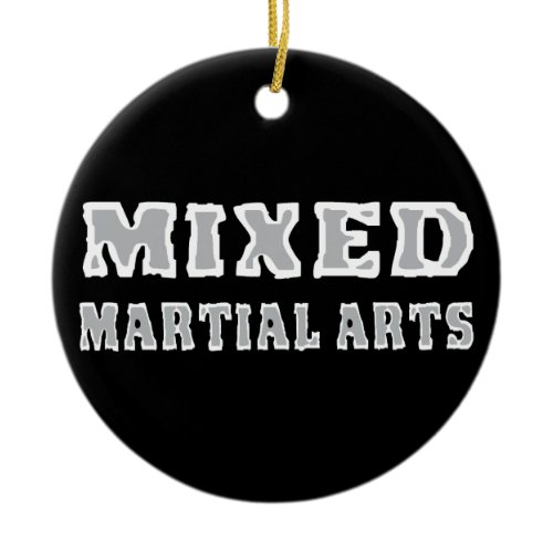 Mixed Martial Arts Ceramic Ornament
