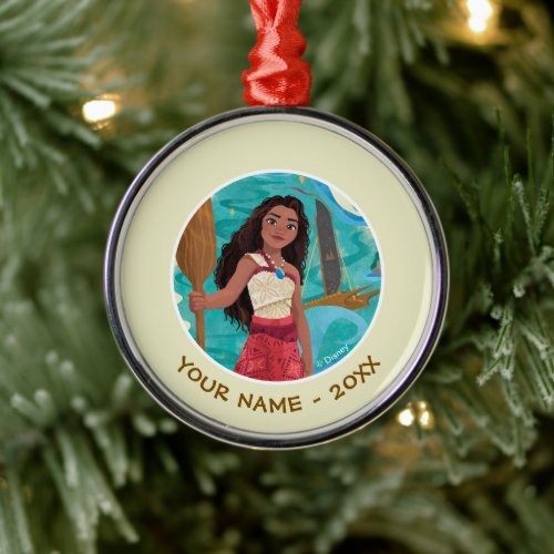 Moana Sailing Spirit Metal Ornament