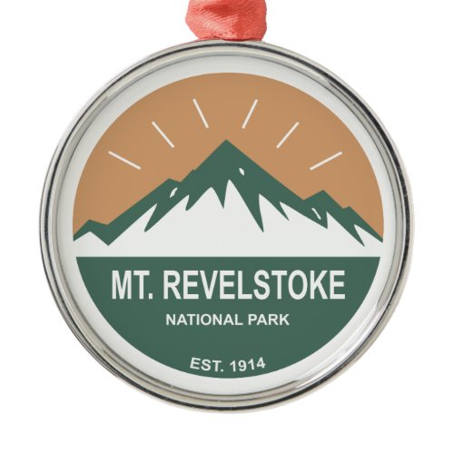 Mount Revelstoke National Park Metal Ornament