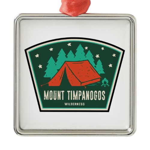 Mount Timpanogos Wilderness Utah Camping Metal Ornament