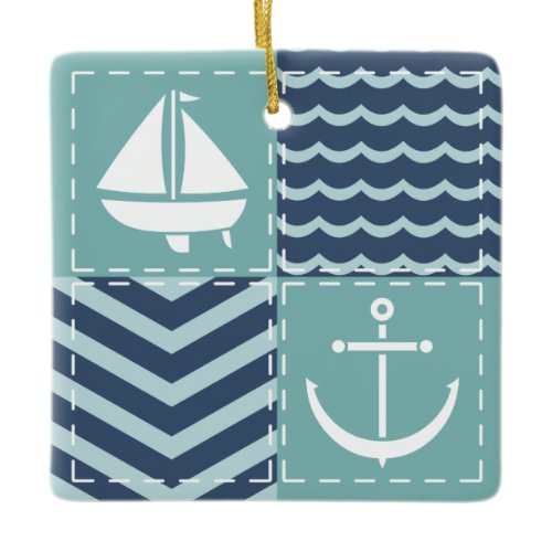 Nautical Quilt Ornament