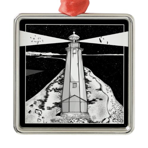 Nelson Boulder Bank Metal Ornament