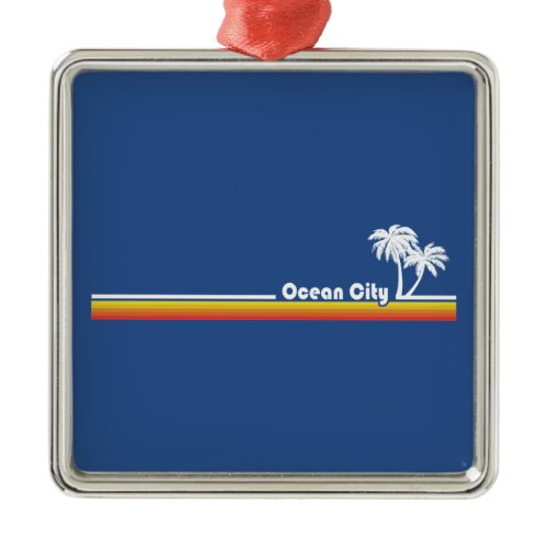 Ocean City, Maryland Metal Ornament
