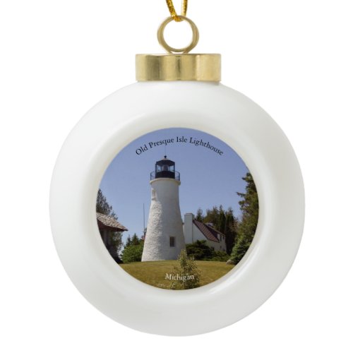 Old Presque Isle Lighthouse ornament