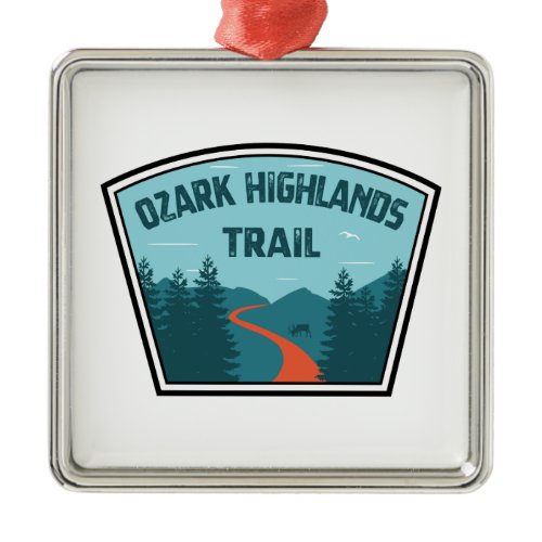 Ozark Highlands Trail Metal Ornament
