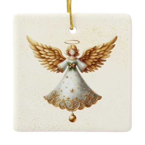 Personalized Christmas Angel Ornament