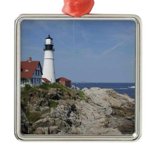 Portland Head Light, Cape Elizabeth,Maine, Metal Ornament