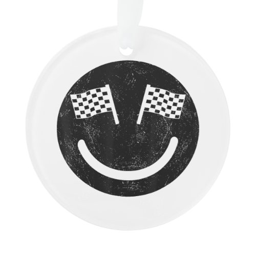 Racing smile for Race Car Parties  Ornament