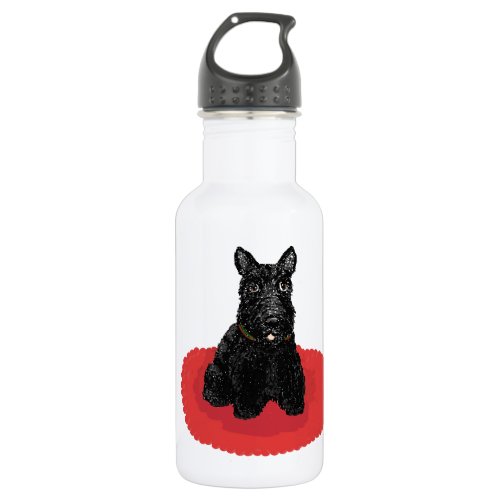 Scottish Terrier Dog Stainless Steel Water Bottle