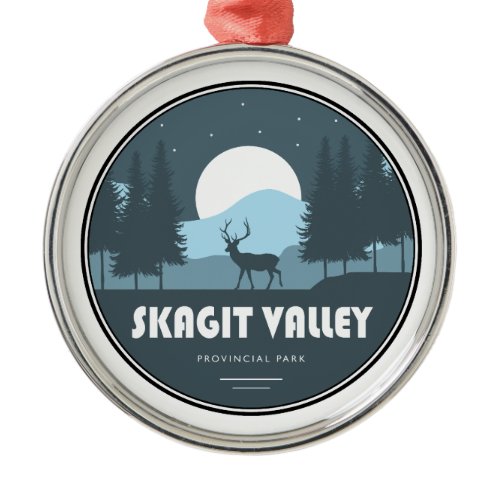 Skagit Valley Provincial Park Deer Metal Ornament