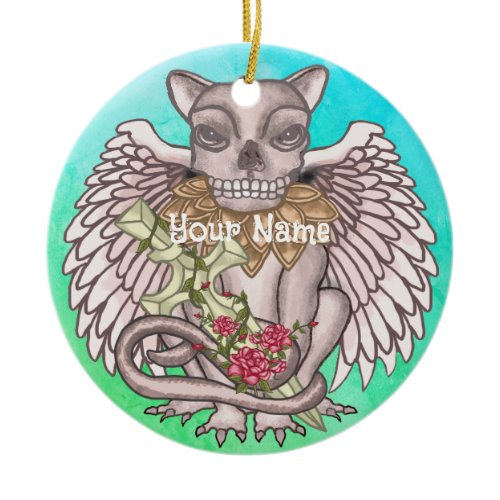 Skull Gargoyle  ornament