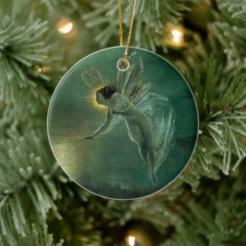 Spirit of the Night by Grimshaw, Victorian Fairy Ceramic Ornament