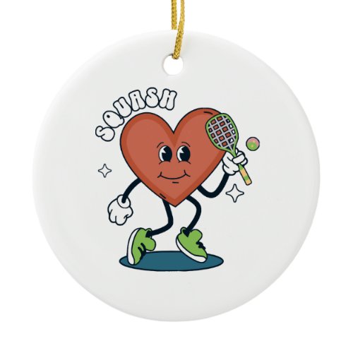squash ceramic ornament