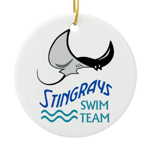 Swim Team Ceramic Ornament