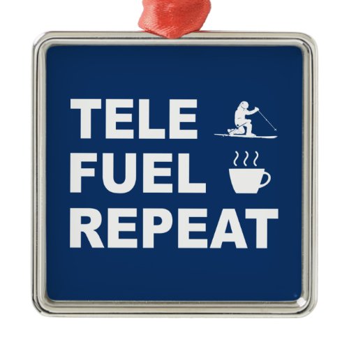 Tele Fuel Repeat Metal Ornament