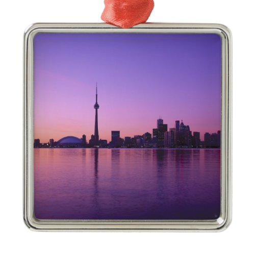 Toronto Skyline at night, Ontario, Canada Metal Ornament