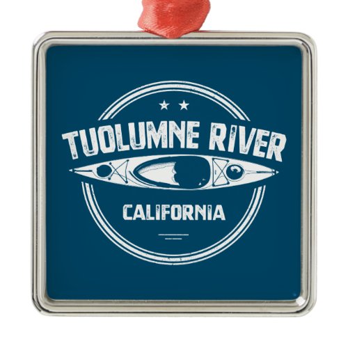 Tuolumne River, California Metal Ornament