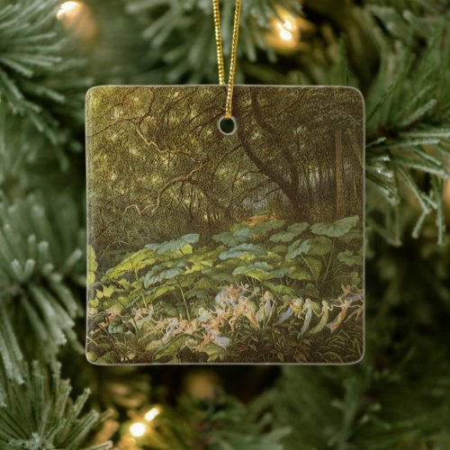 Under the Dock Leaves by Richard Doyle, Fairy Art Ceramic Ornament