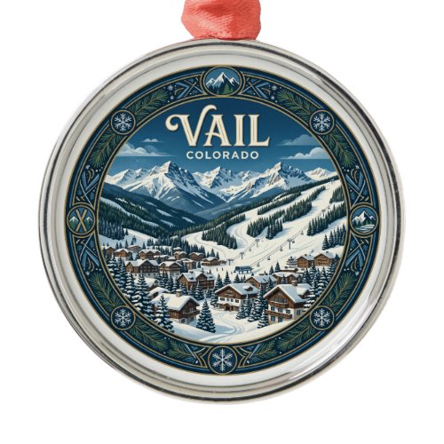 Vail Colorado Metal Ornament