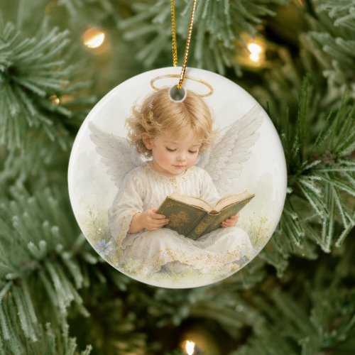Whispers of Angels -Amara Sweatshirt Ceramic Ornament
