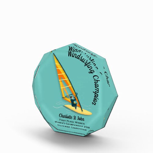 Windsurfing Acrylic Award
