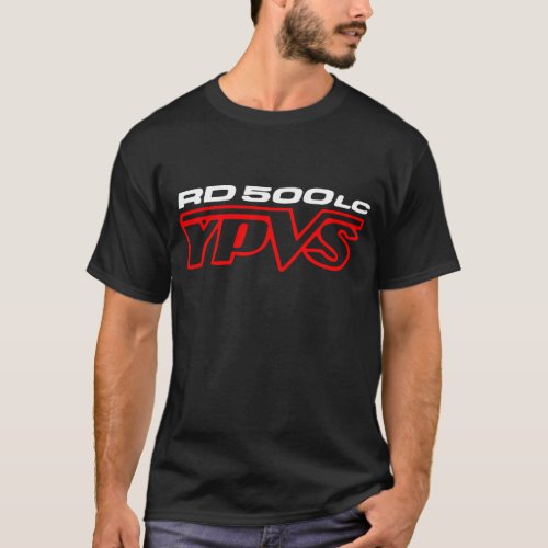 Yamaha RD LC YPVS Retro Style Motorcycle Printed M T-Shirt